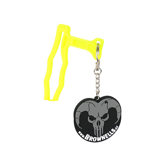 Jasně neonově zelené chamber flags pro snadnou identifikaci vybitých zbraní, zajišťující bezpečnost a přehlednost při manipulaci se střelnými zbraněmi.